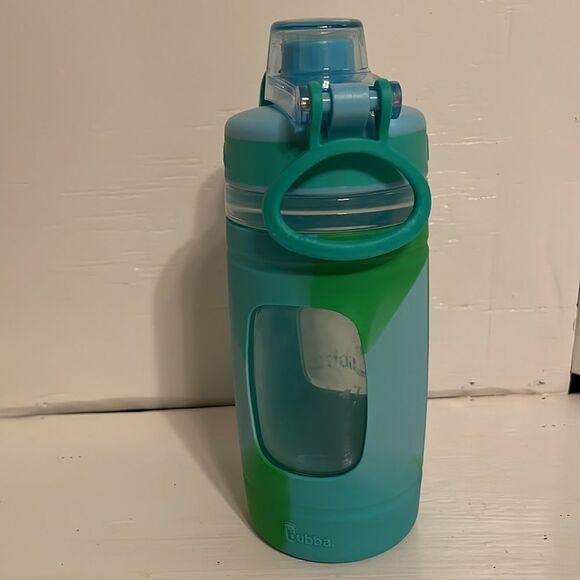 16oz Pool Blue Bubba Flo Kids Water Bottle-sippy cup-w/leak proof lid - Picture 2 of 15